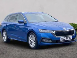 Race blue metallic Used 2023 Skoda Octavia SE L Estate | £21,651 (A bit pricey)