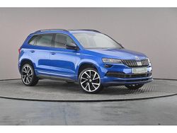 Race blue metallic Used 2021 Skoda Karoq SportLine SUV | £18,486 (Fair price)