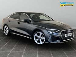 Grey Used 2021 Audi A3 S-Line Sedan | £18,595 (Fair price)