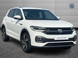 White Used 2019 VW T-Cross R-line SUV | £16,490 (Fair price)