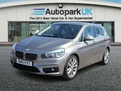 Silver Used 2015 BMW 218 Luxury Line MPV | £7,595 (Good price)