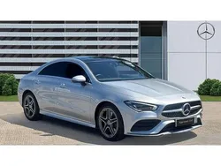 Silver Used 2021 Mercedes CLA250 AMG Line Premium Plus Sedan | £28,935 (Fair price)