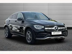 Black Used 2021 Mercedes GLC300e AMG line Coupe | £33,995 (Good price)