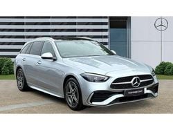 Silver Used 2023 Mercedes C300e AMG Line Premium Plus Estate | £34,805 (Good price)