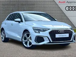 White Used 2024 Audi A3 e-tron S-Line Hatchback | £26,290 (Fair price)