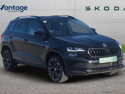 Black magic pearl effect Used 2023 Skoda Karoq SportLine SUV | £26,960 (Fair price)
