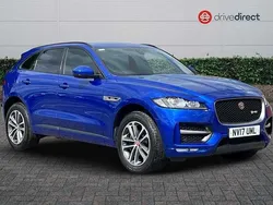 Blue Used 2017 Jaguar F-Pace R-Sport SUV | £18,000 (Fair price)