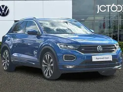 Blue Used 2021 VW T-Roc R-line SUV | £21,642 (Fair price)