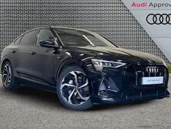 Black Used 2022 Audi e-tron Sportback Black Edition SUV | £26,995