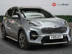 Metallic silver frost Used 2019 Kia Sportage GT-Line SUV | £13,850 (Fair price)