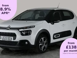 White Used 2022 Citroën C3 PureTech Hatchback | £10,682 (Good price)