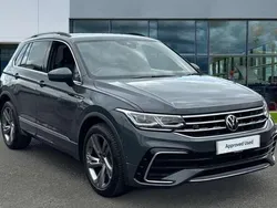 Dolphin grey metallic Used 2023 VW Tiguan R-line Edition SUV | £28,409 (Fair price)