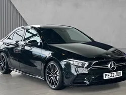 Black Used 2022 Mercedes A35 AMG Premium Sedan | £29,815 (Fair price)