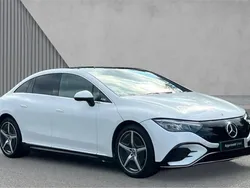 Manufaktur opalite white bright Used 2024 Mercedes EQE300 AMG Line Premium Sedan | £43,584 (Fair price)