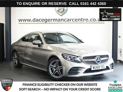 Silver Used 2018 Mercedes C220 AMG Line Premium Coupe | £12,995 (Good price)