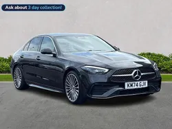 Grey Used 2024 Mercedes C220 AMG Line Premium Sedan | £35,999