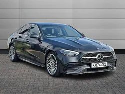 Grey Used 2024 Mercedes C220 AMG Line Premium Sedan | £38,995 (Expensive)