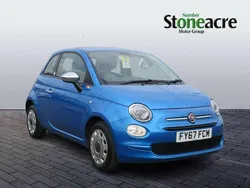 Blue Used 2017 Fiat 500 Mirror Hatchback | £8,595 (A bit pricey)