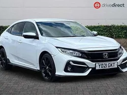 White Used 2021 Honda Civic Sport Hatchback | £15,100 (Fair price)