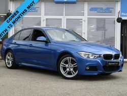 Blue Used 2017 BMW 320 M Sport Sedan | £9,992 (Fair price)