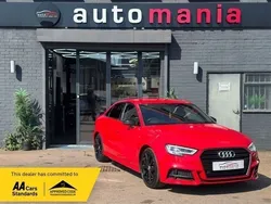 Red Used 2017 Audi A3 Black Edition Sedan | £10,999 (Fair price)