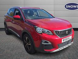 Red Used 2018 Peugeot 3008 Allure SUV | £10,558 (Fair price)