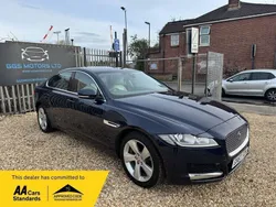 Blue Used 2017 Jaguar XF Portfolio Sedan | £7,595 (Good price)