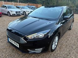 Black Used 2017 Ford Focus Titanium Hatchback | £5,750