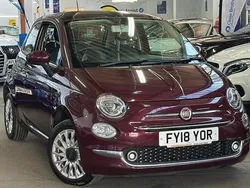 Red Used 2018 Fiat 500 Lounge Hatchback | £10,995 (A bit pricey)