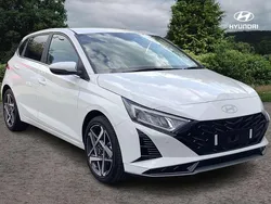 White New 2025 Hyundai i20 Premium Hatchback | £18,789 (Fair price)