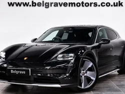 Black Used 2022 Porsche Taycan Cross Turismo Sedan | £58,980 (Fair price)