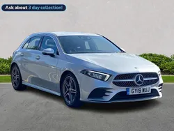 Silver Used 2019 Mercedes A200 AMG Line Premium Hatchback | £15,799 (Fair price)