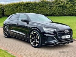 Black Used 2021 Audi Q8 S-Line SUV | £39,950 (A bit pricey)