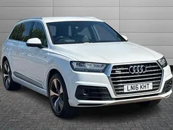 Pure white Used 2016 Audi Q7 S-Line SUV | £23,490 (Fair price)