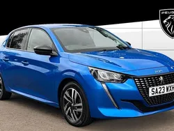 Blue Used 2023 Peugeot 208 Allure+ Hatchback | £13,991 (Fair price)