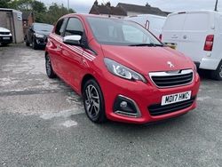 Red Used 2017 Peugeot 108 Collection Hatchback | £6,698 (Fair price)