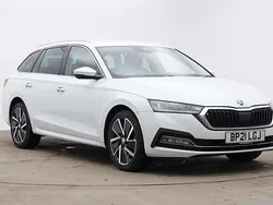 White Used 2021 Skoda Octavia SE L Estate | £18,700 (A bit pricey)