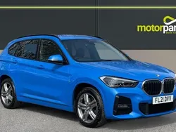 Blue Used 2021 BMW X1 M Sport SUV | £18,000 (Good price)