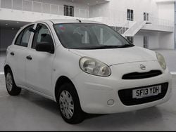 White Used 2013 Nissan Micra Visia Hatchback | £2,990 (Fair price)