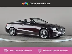 Red Used 2020 Mercedes E400 AMG Line Premium Cabriolet | £32,397 (Good price)