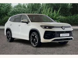 Pure white Used 2025 VW Tayron R-line SUV | £43,990 (A bit pricey)