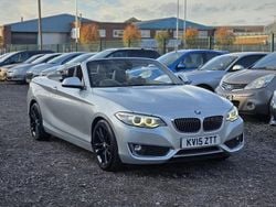 Silver Used 2015 BMW 220 Luxury Line Cabriolet | £6,995 (Super price)