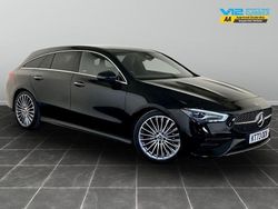 Black Used 2023 Mercedes CLA180 Shooting Brake AMG line Estate | £22,495