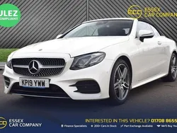 White Used 2019 Mercedes E220 AMG line Cabriolet | £21,999 (Fair price)