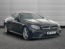 Black Used 2020 Mercedes E300 AMG Line Premium Coupe | £27,550 (A bit pricey)