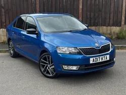 Blue Used 2017 Skoda Rapid Sport Hatchback | £5,495 (Fair price)