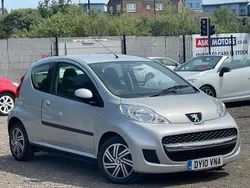 Silver Used 2010 Peugeot 107 Hatchback | £3,450 (Fair price)