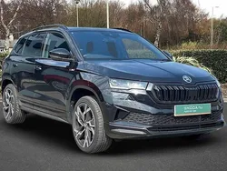 Black magic pearl effect Used 2024 Skoda Karoq SportLine SUV | £28,200 (Good price)