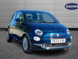 Blue Used 2024 Fiat 500 S | £12,167 (A bit pricey)