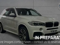 White Used 2018 BMW X5 M Sport SUV | £25,234 (Fair price)